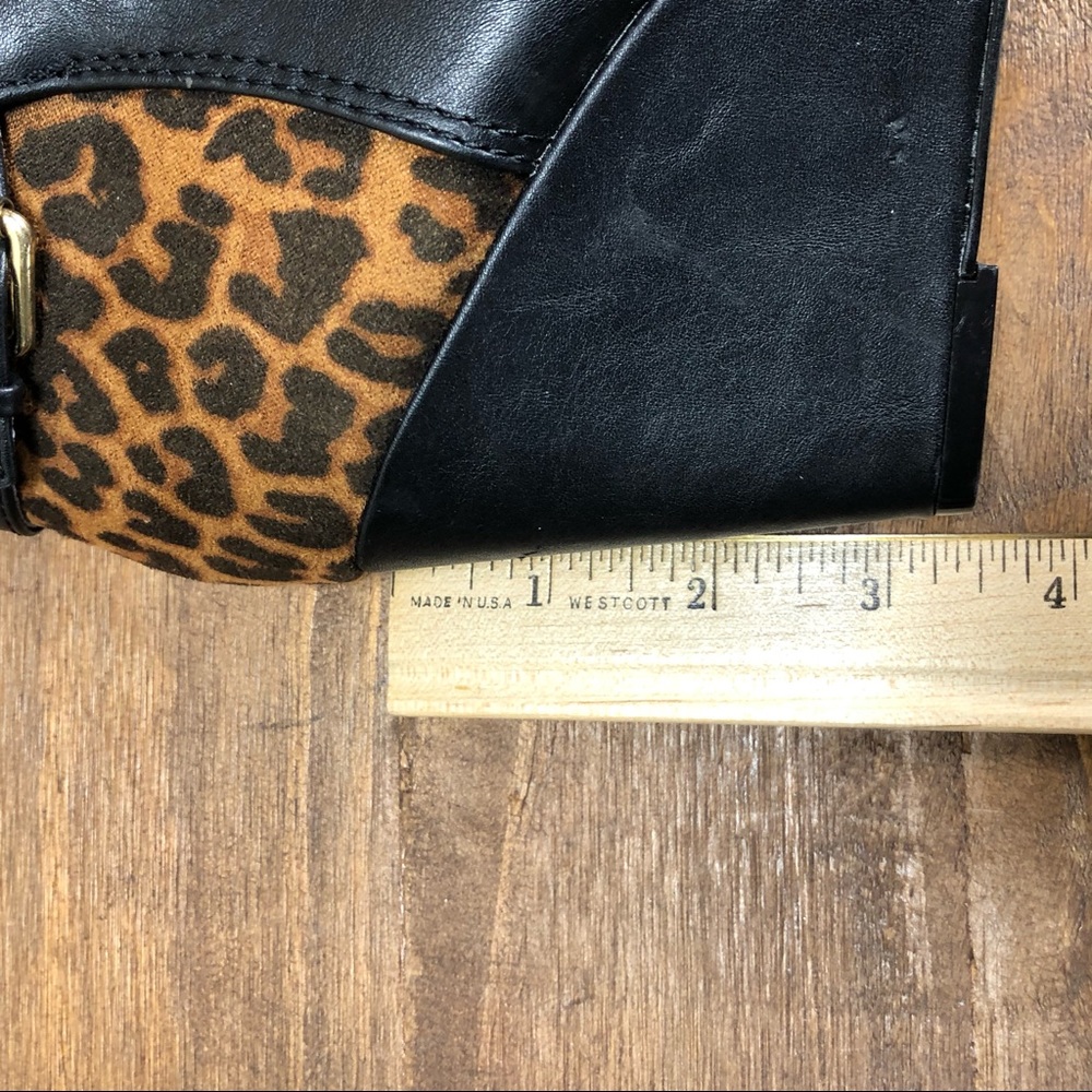 NWT New Direction Black-Leopard Vegan Leather Boot - Picture 8 of 8